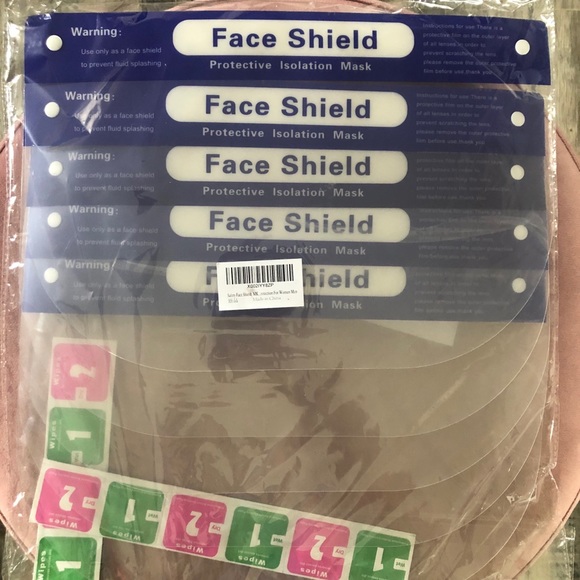 Safety Face Shield 5 piece - Picture 2 of 2